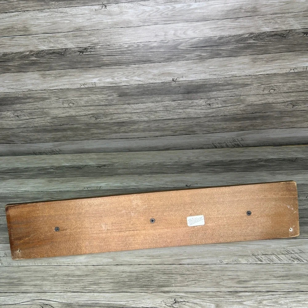 Vintage‎ Wood Blue Heart Peg Wall Hanging Country Cottage Decor Rack